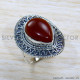 Carnelian 925 Sterling Silver Ring (SJWR-1949)