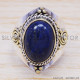 Lapis Lazuli 925 Sterling Silver Ring (SJWR-195) Lapis Lazuli 925 Sterling Silver Ring (SJWR-195)