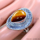 Tiger Eye 925 Sterling Silver Ring (SJWR-1953)