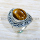 Tiger Eye 925 Sterling Silver Ring (SJWR-1960)