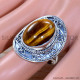 Tiger Eye 925 Sterling Silver Ring (SJWR-1960)