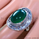 Green Onyx 925 Sterling Silver Ring (SJWR-1963)