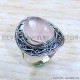 Rose Quartz 925 Sterling Silver Ring (SJWR-1965)