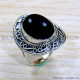 Black Onyx 925 Sterling Silver Ring (SJWR-1967)