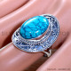 Turquoise 925 Sterling Silver Ring (SJWR-1969)