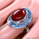 Carnelian 925 Sterling Silver Ring (SJWR-1970)