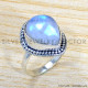 Rainbow Moonstone 925 Sterling Silver Ring (SJWR-1976) Rainbow Moonstone 925 Sterling Silver Ring (SJWR-1976)