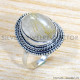 Golden Rutile 925 Sterling Silver Ring (SJWR-1981)