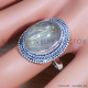 Golden Rutile 925 Sterling Silver Ring (SJWR-1981)