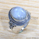 Rainbow Moonstone 925 Sterling Silver Ring (SJWR-1982)
