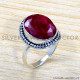 Ruby 925 Sterling Silver Ring (SJWR-1985)