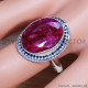 Ruby 925 Sterling Silver Ring (SJWR-1985)