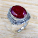 Ruby 925 Sterling Silver Ring (SJWR-1987)