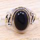 Black Onyx 925 Sterling Silver Ring (SJWR-199) Black Onyx 925 Sterling Silver Ring (SJWR-199)