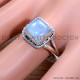 Rainbow Moonstone 925 Sterling Silver Ring (SJWR-2003)