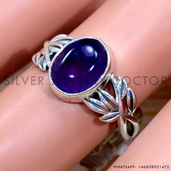 Amethyst 925 Sterling Silver Ring (SJWR-2006) Amethyst 925 Sterling Silver Ring (SJWR-2006)