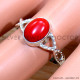 Coral 925 Sterling Silver Ring (SJWR-2008) Coral 925 Sterling Silver Ring (SJWR-2008)