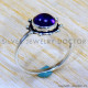 Amethyst 925 Sterling Silver Ring (SJWR-2009)
