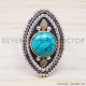Turquoise 925 Sterling Silver Ring (SJWR-201) Turquoise 925 Sterling Silver Ring (SJWR-201)