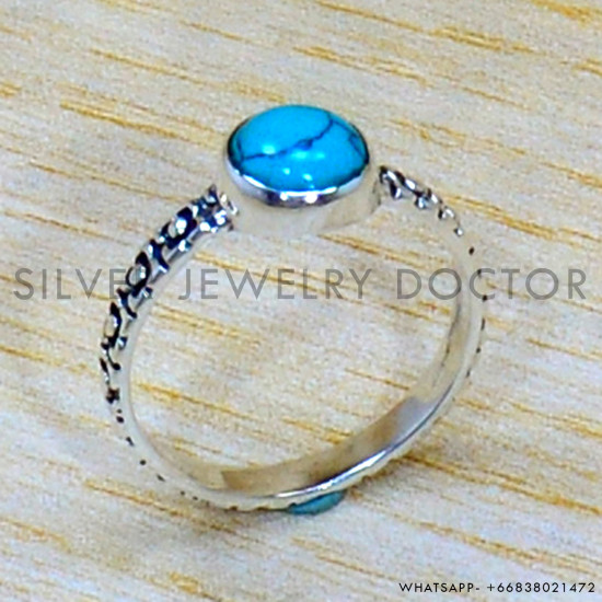 Turquoise 925 Sterling Silver Ring (SJWR-2018) Turquoise 925 Sterling Silver Ring (SJWR-2018)