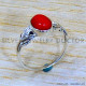 Coral 925 Sterling Silver Ring (SJWR-2020) Coral 925 Sterling Silver Ring (SJWR-2020)