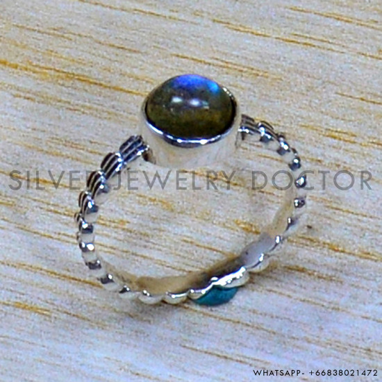 Labradorite 925 Sterling Silver Ring (SJWR-2021)