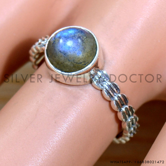 Labradorite 925 Sterling Silver Ring (SJWR-2021)