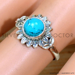 Turquoise 925 Sterling Silver Ring (SJWR-2022)