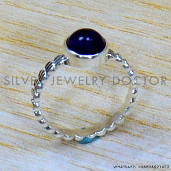 Amethyst 925 Sterling Silver Ring (SJWR-2023)