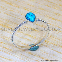 Turquoise 925 Sterling Silver Ring (SJWR-2026)