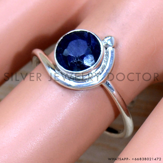 Sapphire 925 Sterling Silver Ring (SJWR-2028) Sapphire 925 Sterling Silver Ring (SJWR-2028)