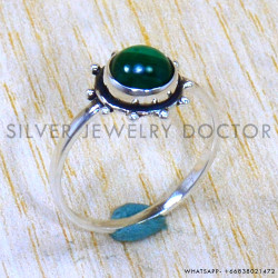 Malachite 925 Sterling Silver Ring (SJWR-2030)