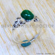 Malachite 925 Sterling Silver Ring (SJWR-2034) Malachite 925 Sterling Silver Ring (SJWR-2034)