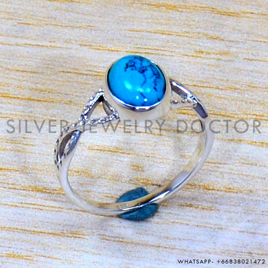 Turquoise 925 Sterling Silver Ring (SJWR-2035)