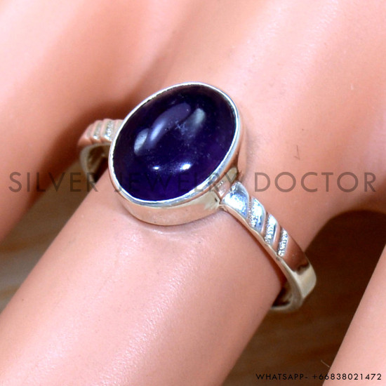 Amethyst 925 Sterling Silver Ring (SJWR-2038) Amethyst 925 Sterling Silver Ring (SJWR-2038)