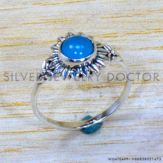 Chalcedony 925 Sterling Silver Ring (SJWR-2040) Chalcedony 925 Sterling Silver Ring (SJWR-2040)