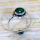 Emerald 925 Sterling Silver Ring (SJWR-2046) Emerald 925 Sterling Silver Ring (SJWR-2046)