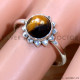Tiger Eye 925 Sterling Silver Ring (SJWR-2047) Tiger Eye 925 Sterling Silver Ring (SJWR-2047)