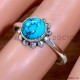 Turquoise 925 Sterling Silver Ring (SJWR-2053)