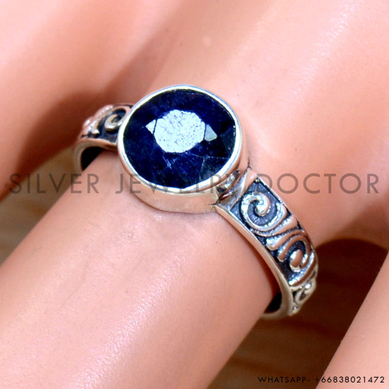 Sapphire 925 Sterling Silver Ring (SJWR-2059) Sapphire 925 Sterling Silver Ring (SJWR-2059)