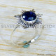 Sapphire 925 Sterling Silver Ring (SJWR-2063) Sapphire 925 Sterling Silver Ring (SJWR-2063)