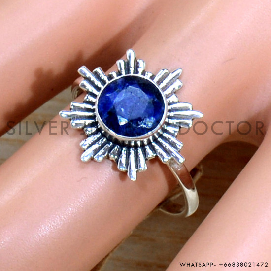 Sapphire 925 Sterling Silver Ring (SJWR-2063) Sapphire 925 Sterling Silver Ring (SJWR-2063)