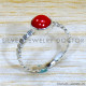 Coral 925 Sterling Silver Ring (SJWR-2064) Coral 925 Sterling Silver Ring (SJWR-2064)