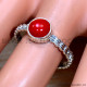 Coral 925 Sterling Silver Ring (SJWR-2064) Coral 925 Sterling Silver Ring (SJWR-2064)