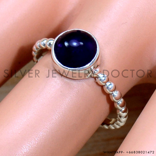 Amethyst 925 Sterling Silver Ring (SJWR-2068) Amethyst 925 Sterling Silver Ring (SJWR-2068)