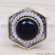 Black Onyx 925 Sterling Silver Ring (SJWR-207) Black Onyx 925 Sterling Silver Ring (SJWR-207)
