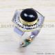 Black Onyx 925 Sterling Silver Ring (SJWR-207) Black Onyx 925 Sterling Silver Ring (SJWR-207)