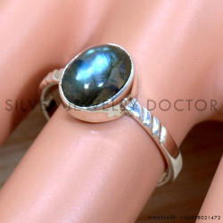 Labradorite 925 Sterling Silver Ring (SJWR-2073)