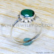 Emerald 925 Sterling Silver Ring (SJWR-2082) Emerald 925 Sterling Silver Ring (SJWR-2082)