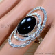 Black Onyx 925 Sterling Silver Ring (SJWR-2092) Black Onyx 925 Sterling Silver Ring (SJWR-2092)